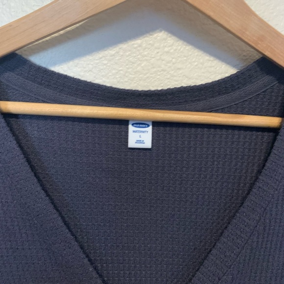 Dark grey long sleeve maternity top - Picture 3 of 3